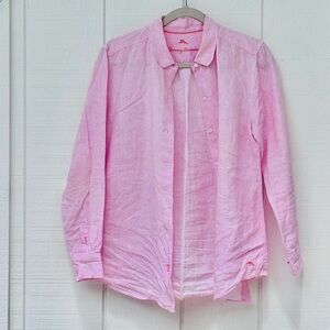 Tommy Bahama Light Pink Linen Shirt